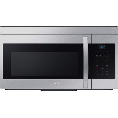 Samsung - 1.6 cu. ft. Over-the-Range Microwave with Auto Cook - Stainless Steel