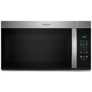 Whirlpool - 1.7 Cu. Ft. Over-the-Range Microwave with 1000-Watts Cooking Power - Stainless Steel