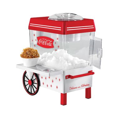 Nostalgia SCM550COKE Coca-Cola Snow Cone Maker  Shaved Ice Storage - Red/White