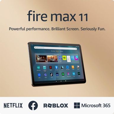 Amazon - Fire Max 11 tablet vivid 11 display octa-core processor 4 GB RAM