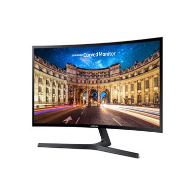 Samsung - 27" Curved LED Monitor Glossy Black