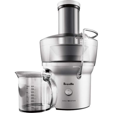 Breville - Juice Fountain Compact Electric Juicer - Silver