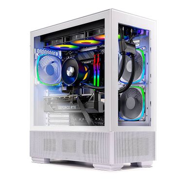 Skytech Gaming - AZURE 2 Gaming Desktop PC Intel Core i7-13700F 32GB Memory NVIDIA RTX 4070 Ti 1TB NVMe SSD - White