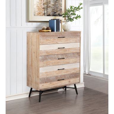 Marlow 5-drawer Chest Rough Sawn Multi