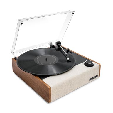 Victrola Eastwood II Bluetooth Record Player with 3 speed Turntable - Oak