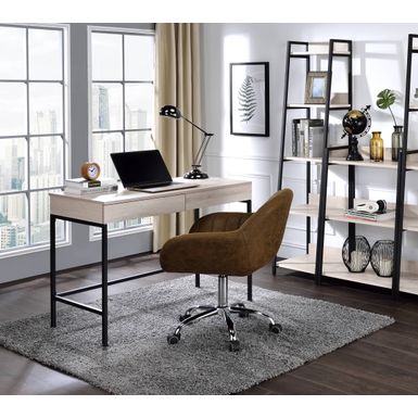 ACME Wendral Writing Desk, Natural & Black