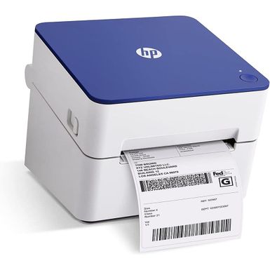 HP - Shipping Label Printer, Internal Tray 4x6 Direct Thermal Printer - 300 DPI