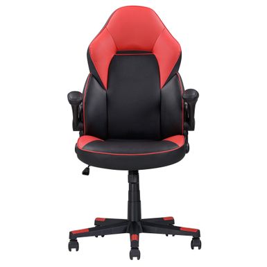 Sealy® Inferno Black/Red Faux Leather Gaming Office Chair