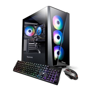 iBUYPOWER - SlateMR Gaming Desktop - Intel Core i7 13700F - 16GB DDR5 5200 RAM - RTX 4060Ti 8GB - 1TB NVMe SSD - Black