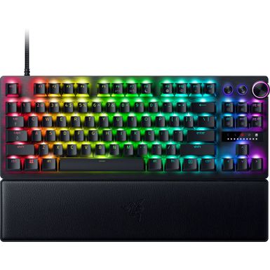 Huntsman V3 Pro TKL Wired Analog Optical Esports Keyboard with Razer Snap Tap Rapid Trigger Adjustable Actuation - Black