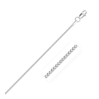 14k White Gold Franco Chain 0.9mm (18 Inch)