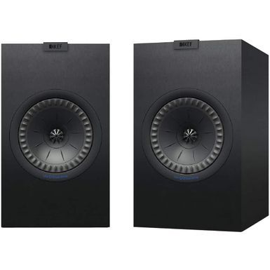 KEF - Q Series 6.5" 2-Way Bookshelf Speakers (Pair) - Satin Black