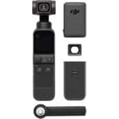 DJI - Pocket 2 Creator Combo 3-Axis Stabilized 4K Handheld Camera - Black