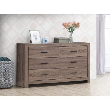 Brantford 6-drawer Dresser Barrel Oak