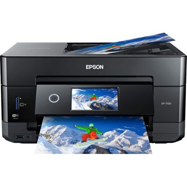 Epson - Expression Premium XP-7100 Wireless All-In-One Inkjet Printer - Black