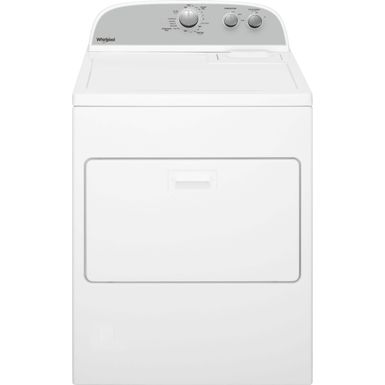 Whirlpool - 7 Cu. Ft. Gas Dryer with AutoDry Drying System - White