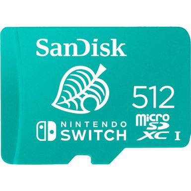 SanDisk - 512GB microSDXC UHS-I Memory Card for Nintendo Switch