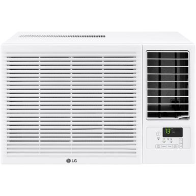 LG - 11,500/12,000 BTU 230V Window-Mounted Air Conditioner with 9,200/11,200 BTU Supplemental Heat Function