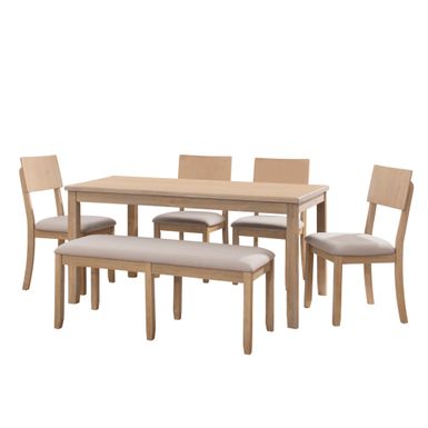 Lawlynn 6Pc Dining Set Gray Wash