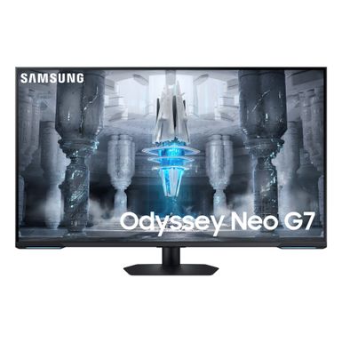 Samsung - Odyssey Neo G7 43" Mini 4K UHD 1ms AMD FreeSync Premium Pro Smart Gaming Monitor with HDR600 - Black