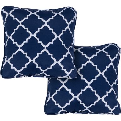 Hanover Toss Pillow Lattice Pattern Set of 2