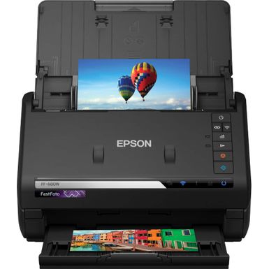 Epson - FastFoto FF-680W Wireless High-speed Photo Scanning System - Black