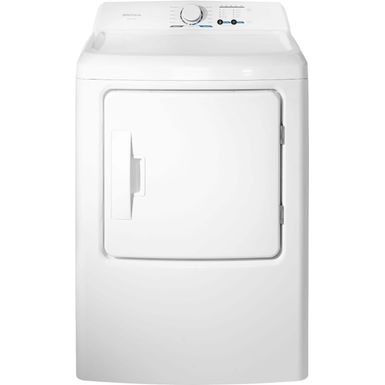 Insignia - 6.7 Cu. Ft. Electric Dryer with Sensor Dry - White