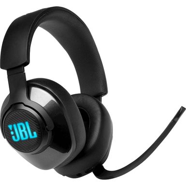 JBL - Quantum 400 RGB Wired DTS HeadphoneX v2.0 Gaming Headset for PC PS4 Xbox One Nintendo Switch and Mobile Devices - Black