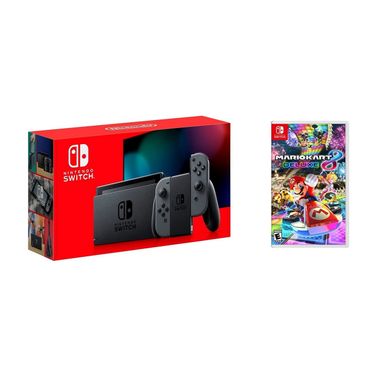 Nintendo - Switch 1.1 (Gray) + Mario Kart 8 BUNDLE