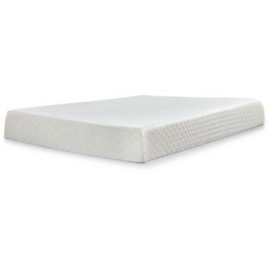 White 10 Inch Chime Memory Foam Queen Mattress/ Bed-in-a-Box