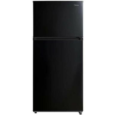 Midea - 18 Cu. Ft. Top-Mount Freezer Refrigerator in Black