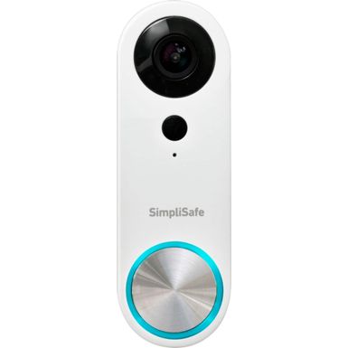 SimpliSafe - Video Doorbell Pro - Wired - White