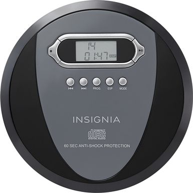 Rent to own Insignia™ - Portable CD Player - Black/Charcoal - FlexShopper