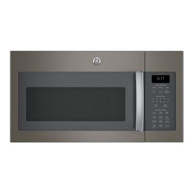 image of GE 1.7 Cu. Ft. Slate Over-The-Range Microwave Oven with sku:jvm6175ekes-electronicexpress