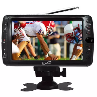 image of Supersonic - 7" Portable Digital LCD TV with sku:sc-195-powersales