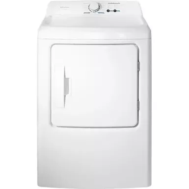 image of Insignia™ - 6.7 Cu. Ft. 12-Cycle Electric Dryer - White with sku:bb21605201-bestbuy