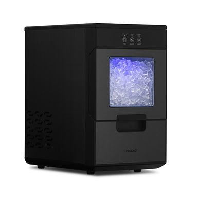 image of Newair 44lb. Nugget Countertop Ice Maker with Self-Cleaning Function, Refillable Water Tank, Perfect for Kitchens, Offices, Etc - Black with sku:b4ruxouscbddcffdjoifgqstd8mu7mbs-new-ovr