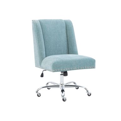 image of Delafield Office Chair Aqua with sku:lfxs1406-linon