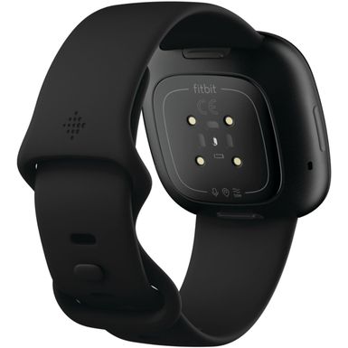 Back Zoom. Fitbit - Versa 3 Health & Fitness Smartwatch - Black