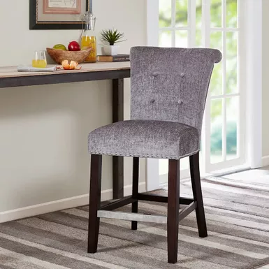 image of Moxie Grey Counter Stool with sku:fpf20-0557-olliix