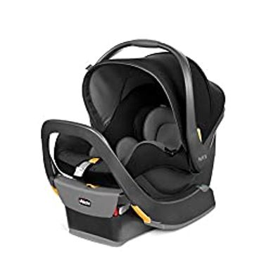 image of Chicco KeyFit 35 Infant Car Seat - Onyx | Black Durable Woven Seat Pad Onyx with sku:b089hg2qtt-amazon