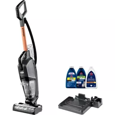 image of BISSELL - Crosswave Hydrosteam Corded Wet Dry Vac - Titanium/Cooper Harbor with sku:bb22218869-bestbuy
