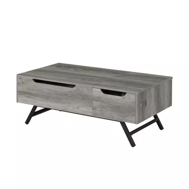 ACME Throm Coffee Table w/Lift Top, Gray Oak Finish