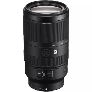 Sony - E 70-350mm F4.5-6.3 G OSS Telephoto Zoom Lens for E-mount Cameras - Black