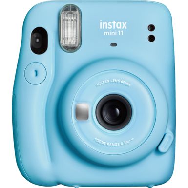 image of Fujifilm - instax mini 11 Instant Film Camera - Sky Blue with sku:fjim11sbl-adorama