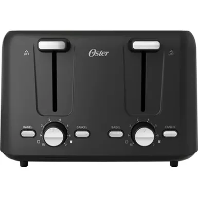 image of Oster 4 Slice Toaster - Black with sku:bb22237456-bestbuy