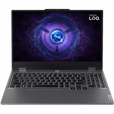 image of Lenovo LOQ 15IRX9 15.6" Full HD 144Hz Gaming Laptop, Intel Core i5-13450HX 2.4GHz, 12GB RAM, 512GB SSD, NVIDIA GeForce RTX 4050 6GB, Windows 11 Home, Luna Gray with sku:le83dv00h9us-adorama