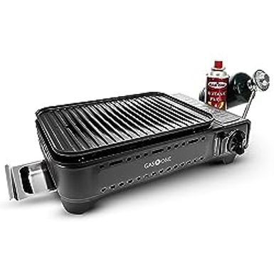 image of GasOne Propane or Butane Grill Stove GS-2400P Dual Fuel Portable Camping Grill Gas Stove with Carrying Case with sku:b07wtrdlnl-amazon