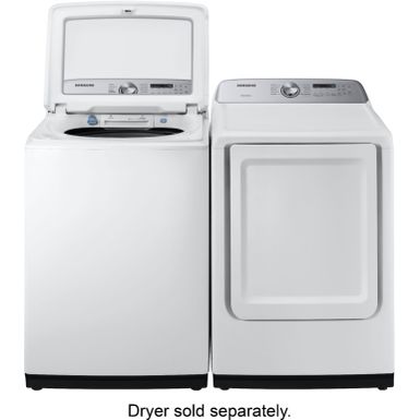 Alt View Zoom 25. Samsung - 5.0 Cu. Ft. High Efficiency Top Load Washer with Active WaterJet - White