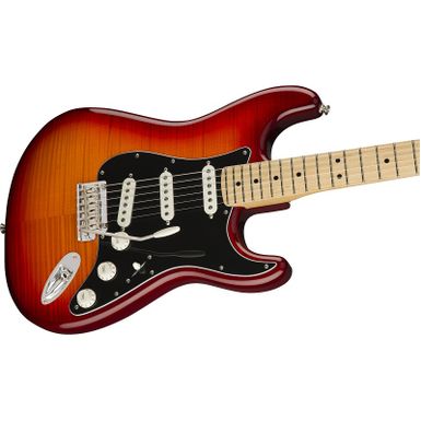 Rent to own Fender Player Stratocaster Electric Guitar. Plus Top, Maple ...